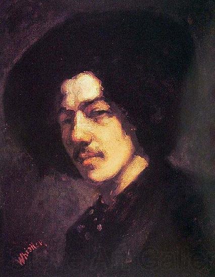 James Abbott Mcneill Whistler Portrait of Whistler with Hat Germany oil painting art